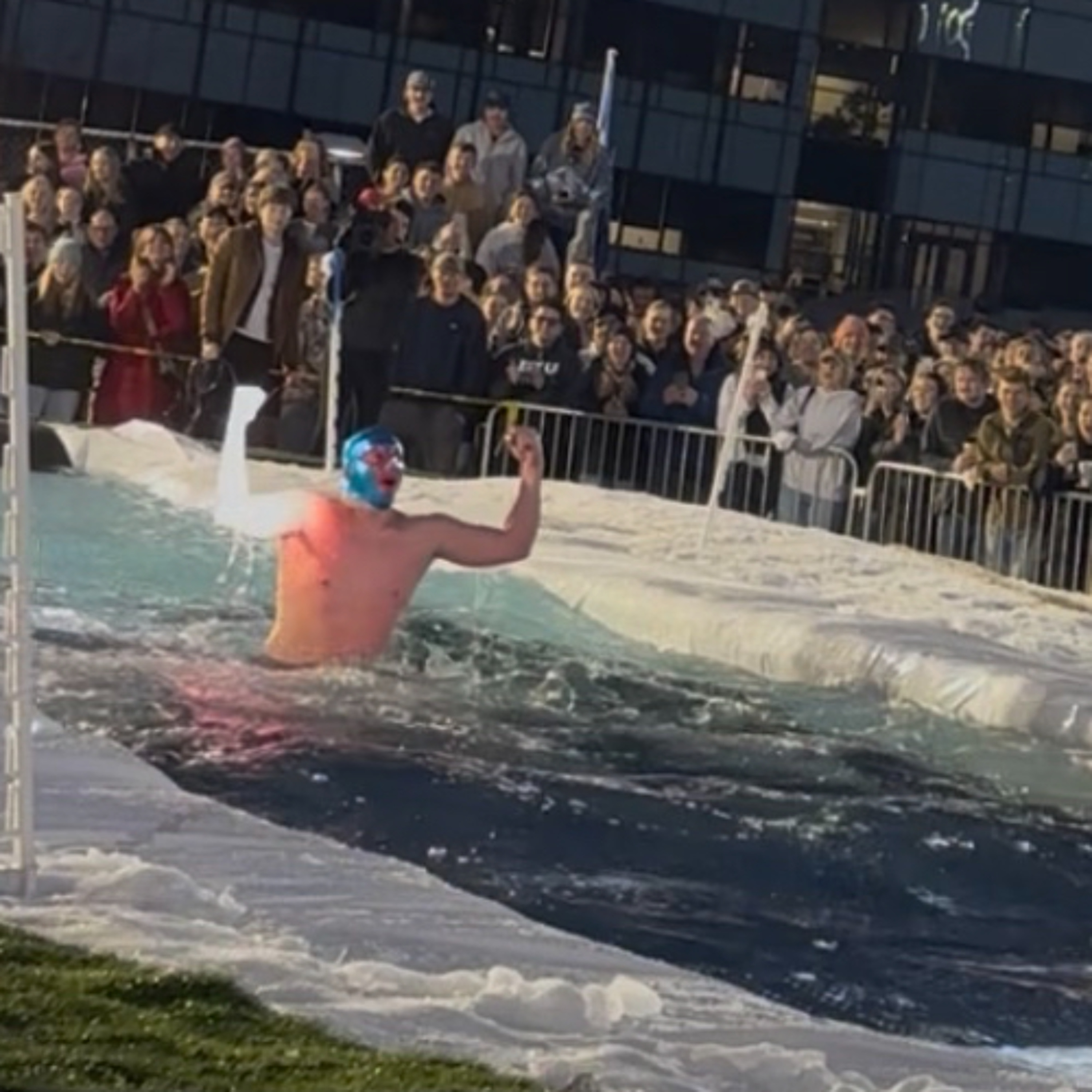 Making a splash at Snowfest: Students take on the pond episode artwork