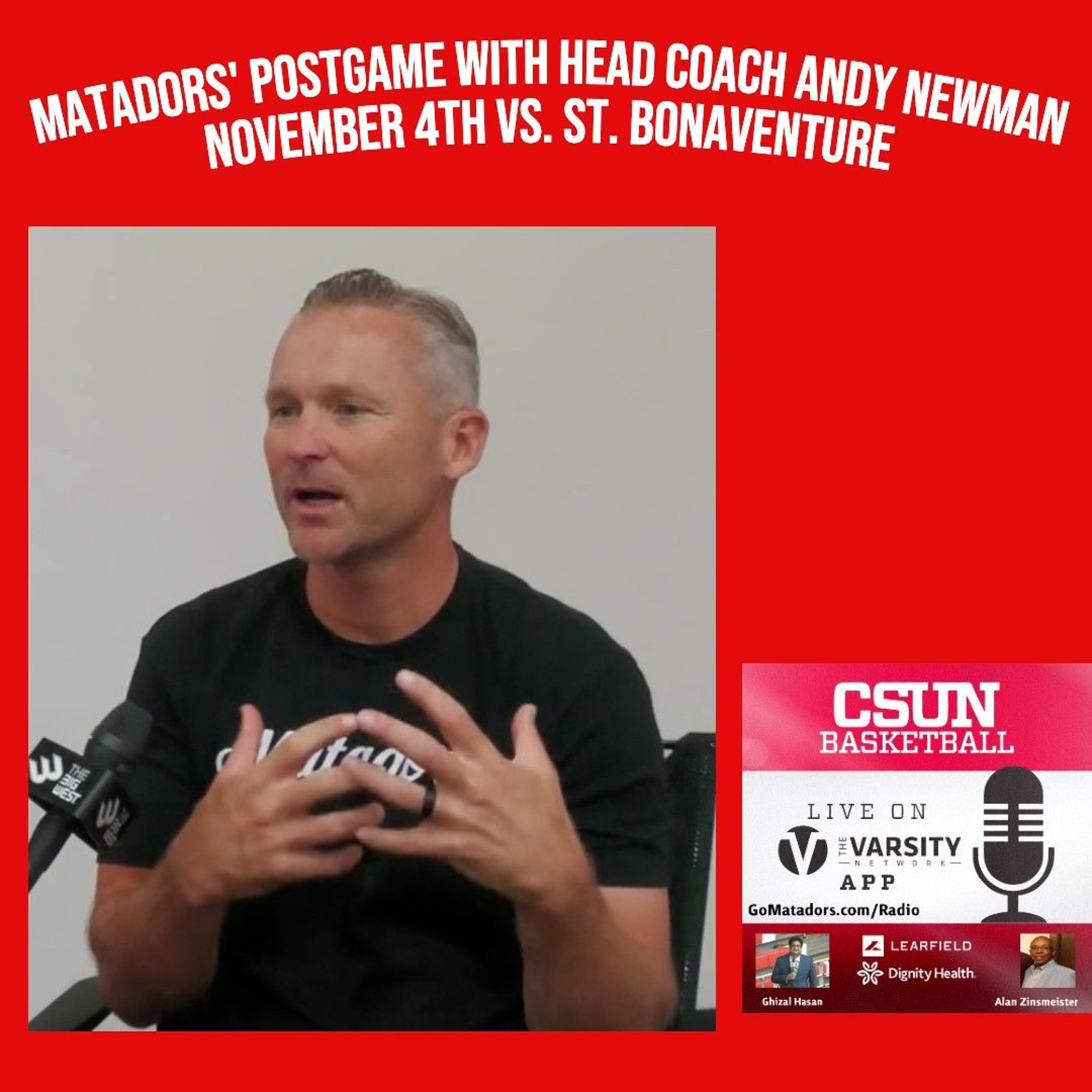 Matadors' Post Game, November 4th - Saint Bonaventure episode artwork