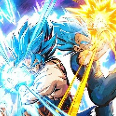 8-Bit Chiptune Remix || LR TEQ SSGSS Goku & SSGSS Vegeta || Super Saiyan Blue Transformation!