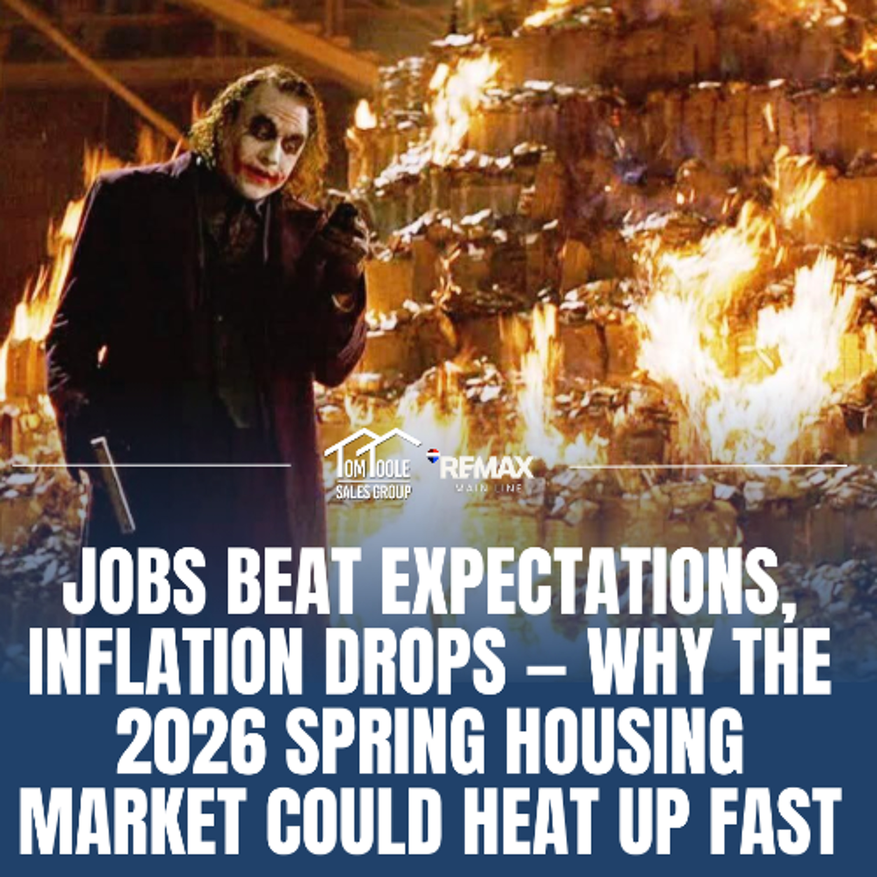 Jobs Surge, Inflation Drops: What It Means for Mortgage Rates & Spring Housing | Tom's Take 467 episode artwork