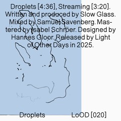 Slow Glass - Droplets
