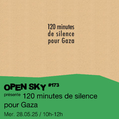 OPEN SKY #173 - Switch Groove présente 120 minutes de silence pour Gaza - 28/05/25