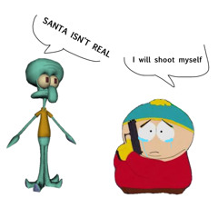 squidward tries to convince cartman that santa isn’t real (GONE WRONG)