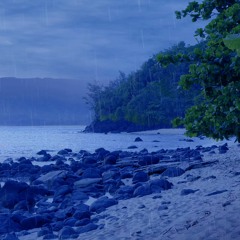 Rain & Storm Sounds With Ocean Waves Crashing (75 Minutes)