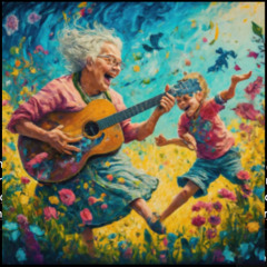 Frank & Grandma running wild