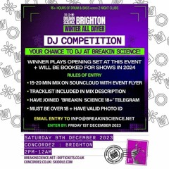 COURT ORDER - BREAKIN SCIENCE 'WINTER ALL DAYER' (COMPETITION ENTRY)