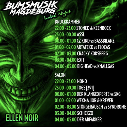Der Abfakker- @Ellen Noir Bumsmusik Magdeburg Labelnight 02.12.2022 (SetCut)