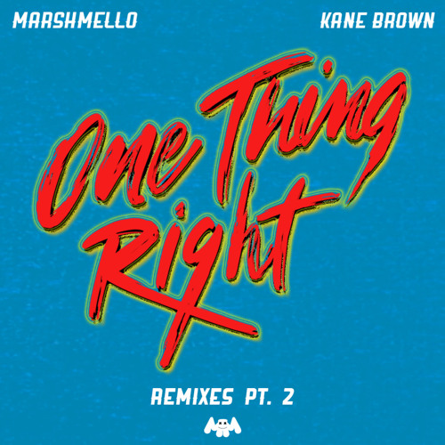One Thing Right (Ruhde Remix)