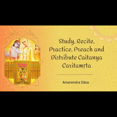 Study Recite Practice Preach and Distribute Caitanya Caritamta _ Amarendra Dsa
