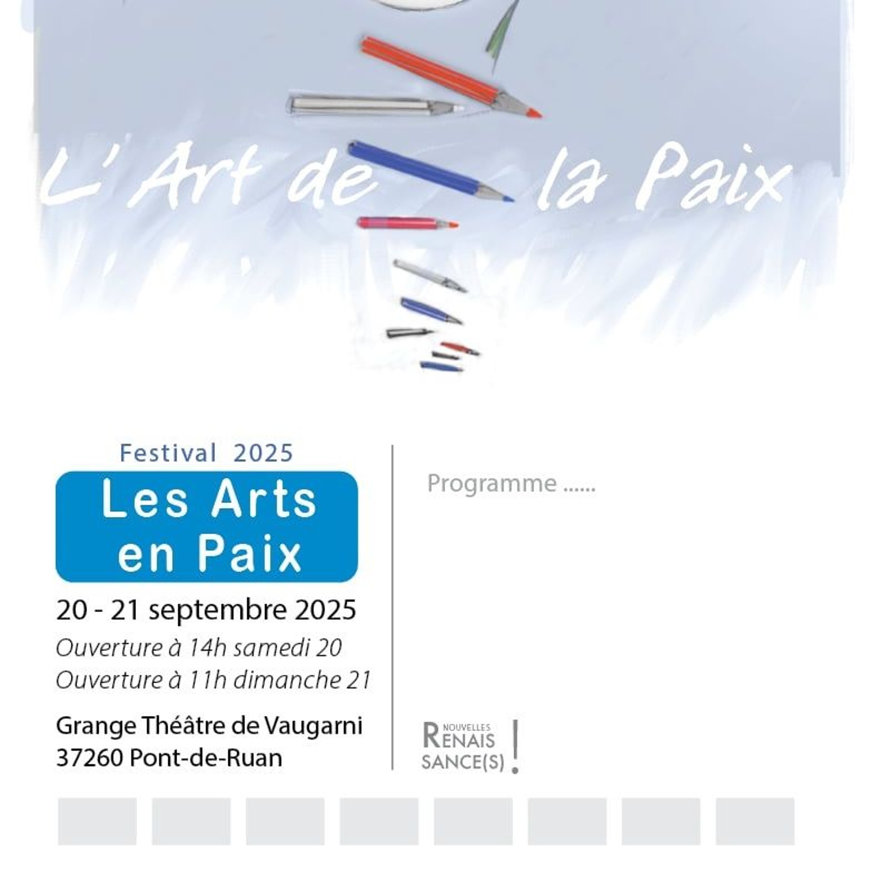 RFL101 RFLactu Festival Art en paix au Théâtre de vaugarni episode artwork
