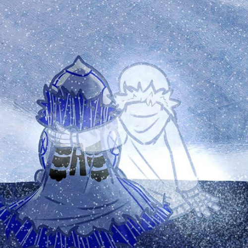 It's freezing, it's snowing, and no one can see me... - Alpha sans ost remastered