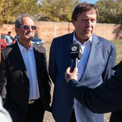 Alberto Weretilneck - Weretilneck acompañó a Lamarque en una jornada de inauguraciones y anuncios