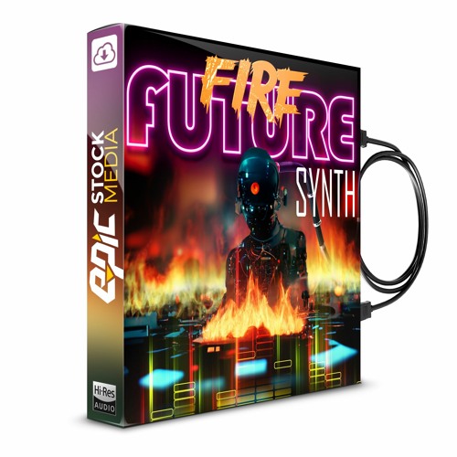 Stream fire future synth loop one shot sample pack by epic stock