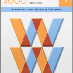 Read PDF 🗸 Wordly Wise 3000 Book 7: Systematic Academic Vocalulary Development by  K