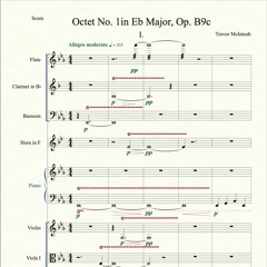 Octet No. 1 In Eb Major, Op. B9c: I. Allegro Moderato