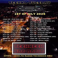 Techno Tuesday - Techneck NRG Radio 01.07.25