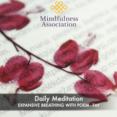 expansive breathing practice with a poem about allowing feelings.