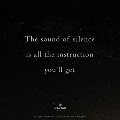haiku #548:The sound of silence / is all the instruction / you’ll get