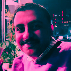 a boy with a mustache