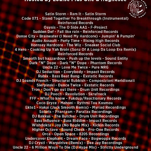 Distant Planet Show on Infrared.fm July 16th - Hosted by Louise Plus One & Hughesee