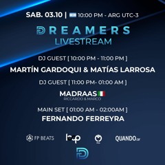 DREAMERS Livestream - MADRAAS Guest Mix