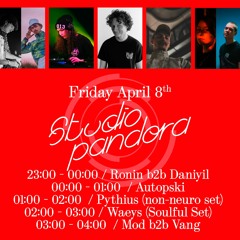 Studio Pandora x Blackout - Friday 8th April