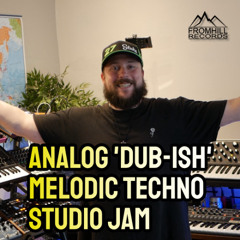 Jam 137 ANALOG TECHNO Studio jam - Dub-ish synths & drums