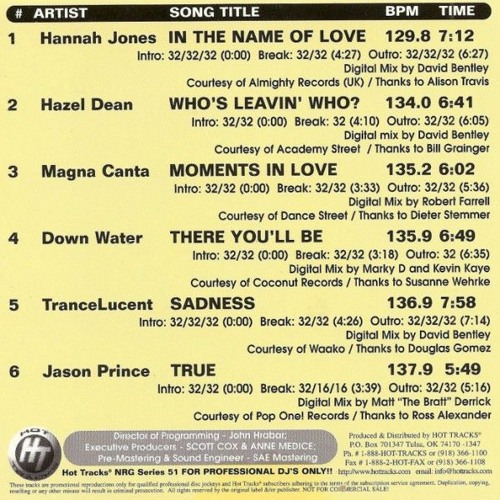 Hazell Dean - Who's leaving Who (Digital Mix)(Wayne G's Heaven Mix) [2001 Hot Tracks NRG #51]