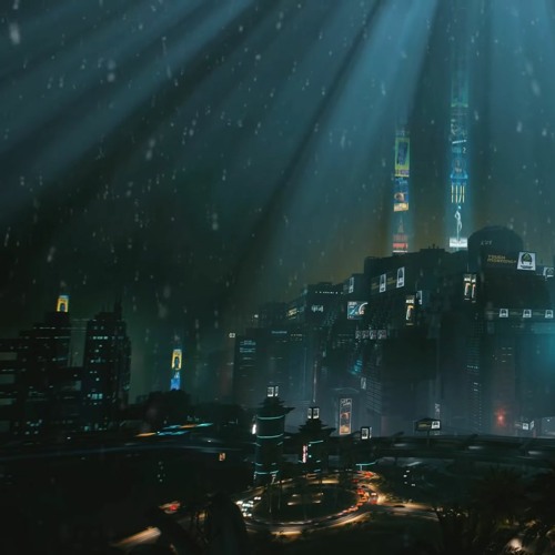 CYBERPUNK 2077 BACKGROUND AMBIENT NOISE NIGHT CITY 