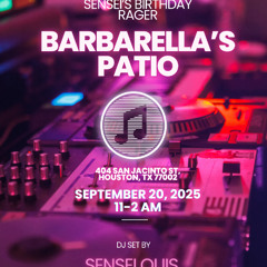 SenseiQuis & Splxsh Barbarella's Patio 9/20/25