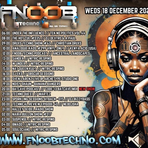 Nebojsha - Technical Review Episode 40 (Fnoob Techno Radio) [18.12.2024]