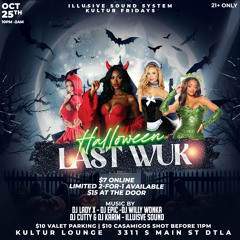 LAS WUK LIVE  EARLY AUDIO | HALLOWEEN SOCA EDITION