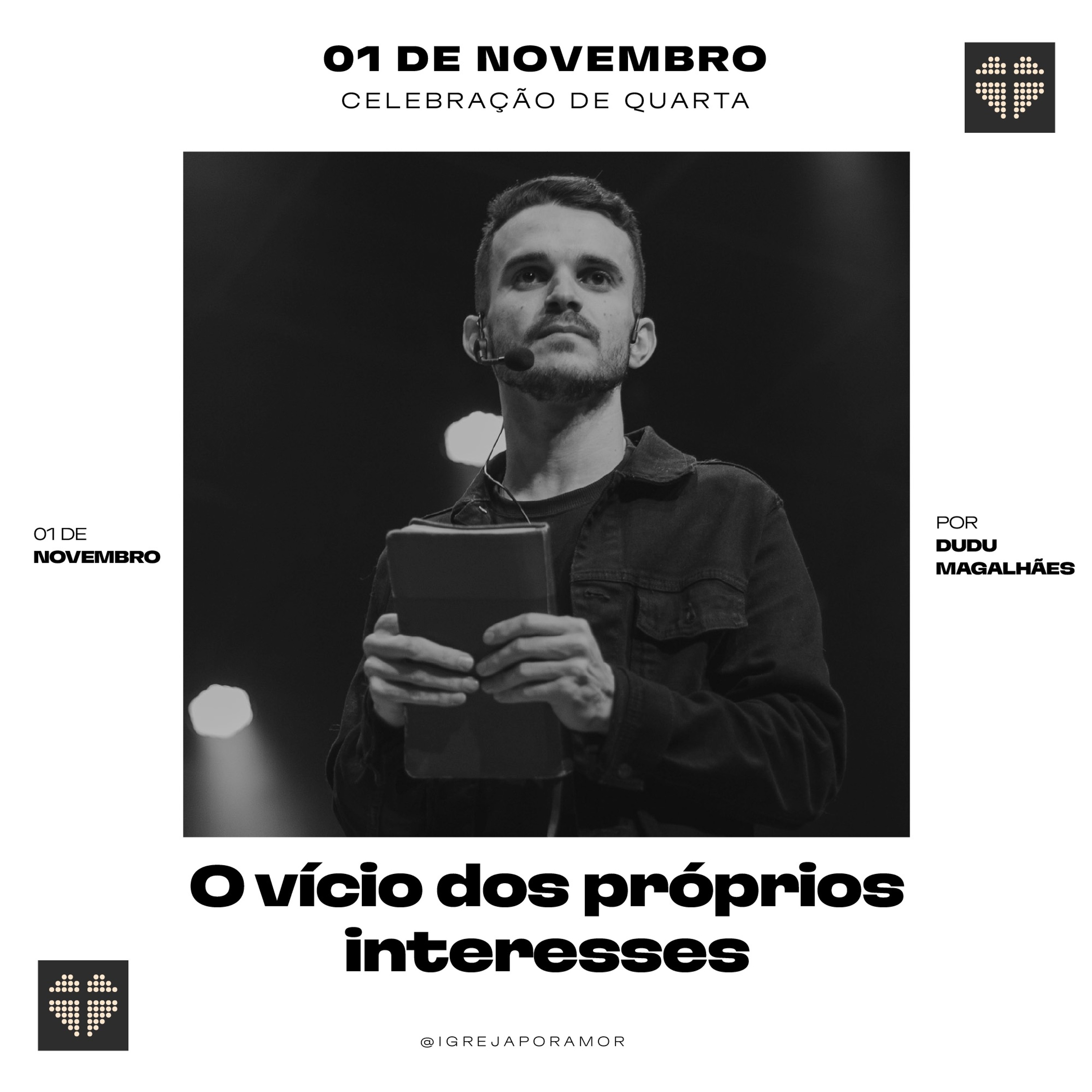 O Vício dos Próprios Interesses | Igreja Por Amor | Dudu Magalhães | 01 de Novembro de 2023 episode artwork