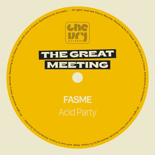 PREMIERE: Fasme - Acid Party [Chevry Records]