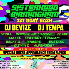 DJ Tempa w/ Natty D & Showerface live @ Sisterhood Birmingham's 1st bday