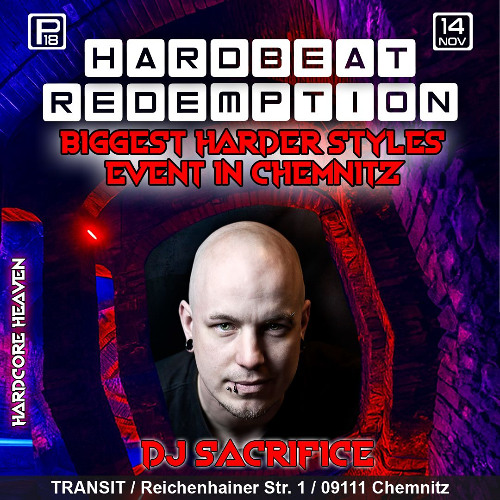 DJ Sacrifice @ Hardbeat Redemption Final Boarding 14.11.2025 Transit Chemnitz