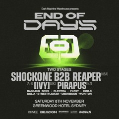 FLEXY: End Of Days Tour Support (2025) | ShockOne b2b REAPER, [IVY], Pirapus