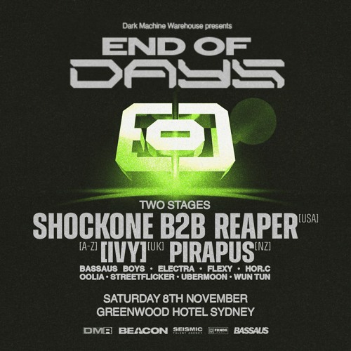 FLEXY: End Of Days Tour Support (2025) | ShockOne b2b REAPER, [IVY], Pirapus