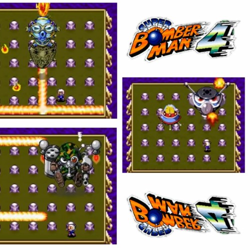 Super Bomberman 4 - All Bosses 