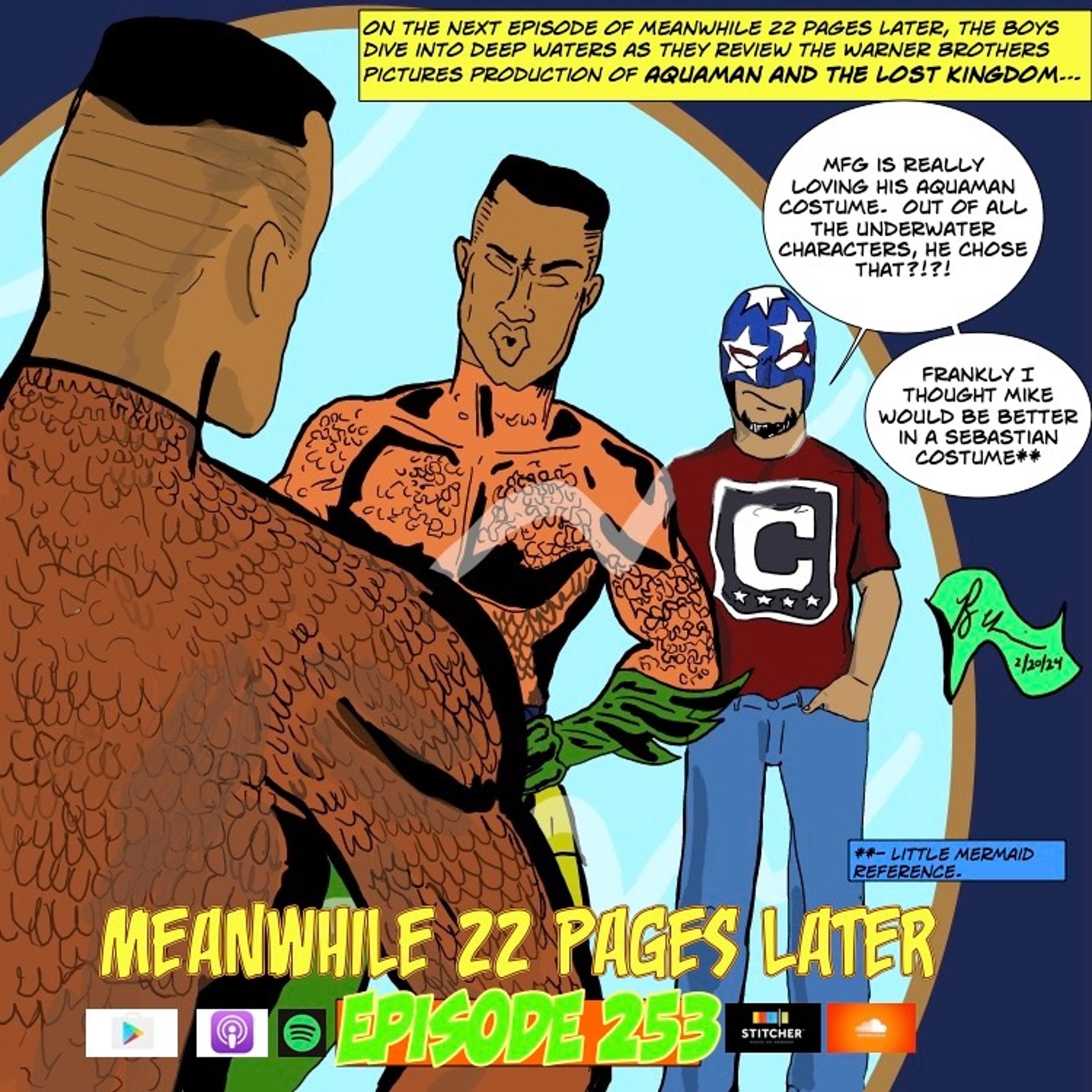 Episode 253: Aquaman and the Lost Kingdom episode artwork