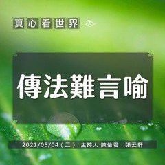 【真心看世界】傳法難言喻 | 平實・精練 蕭毅君 陳健星 莊士鋐