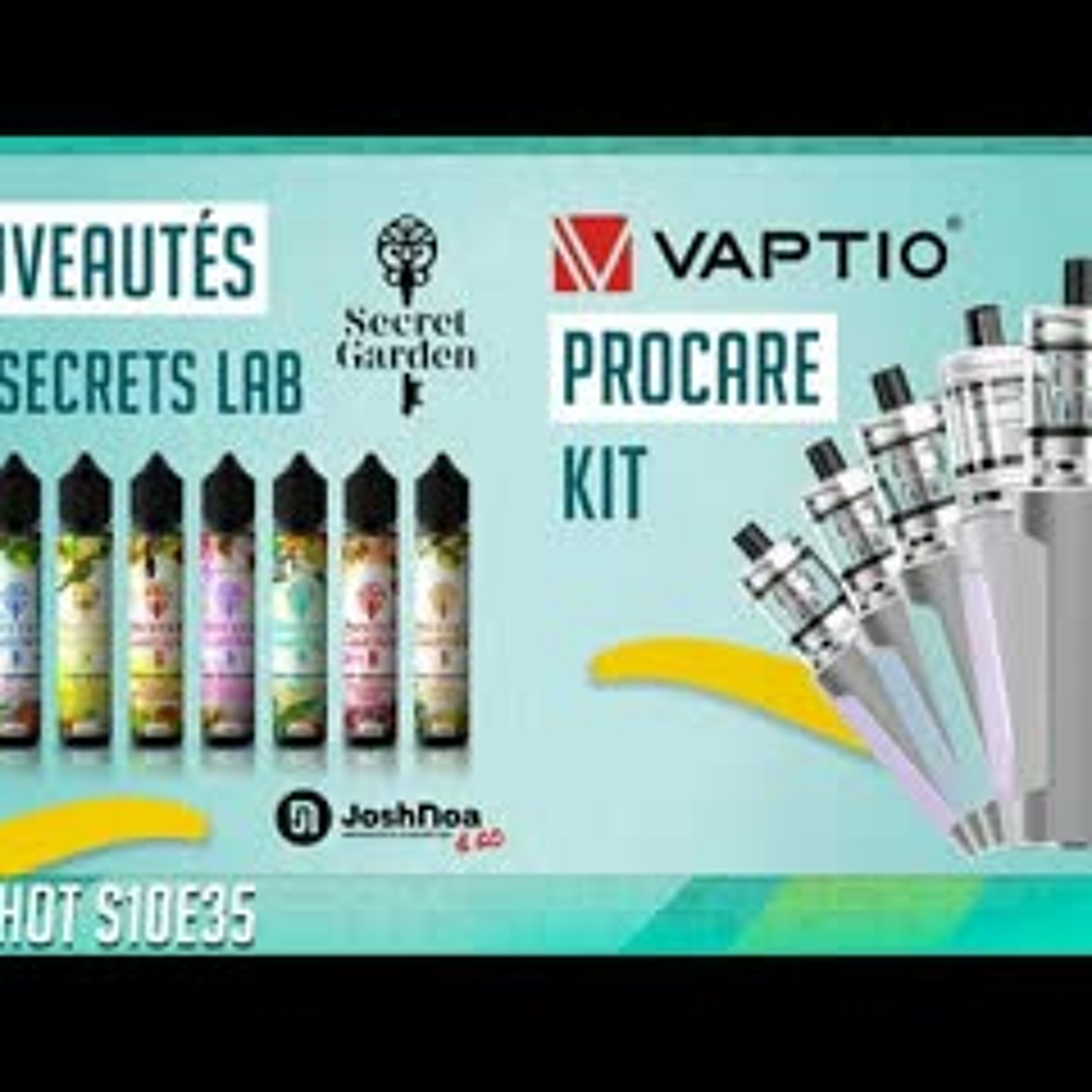 Secret Garden par Secrets Lab et Vaptio Procare En revue - La vape, un sport de geek?  OneshotS10e35 episode artwork