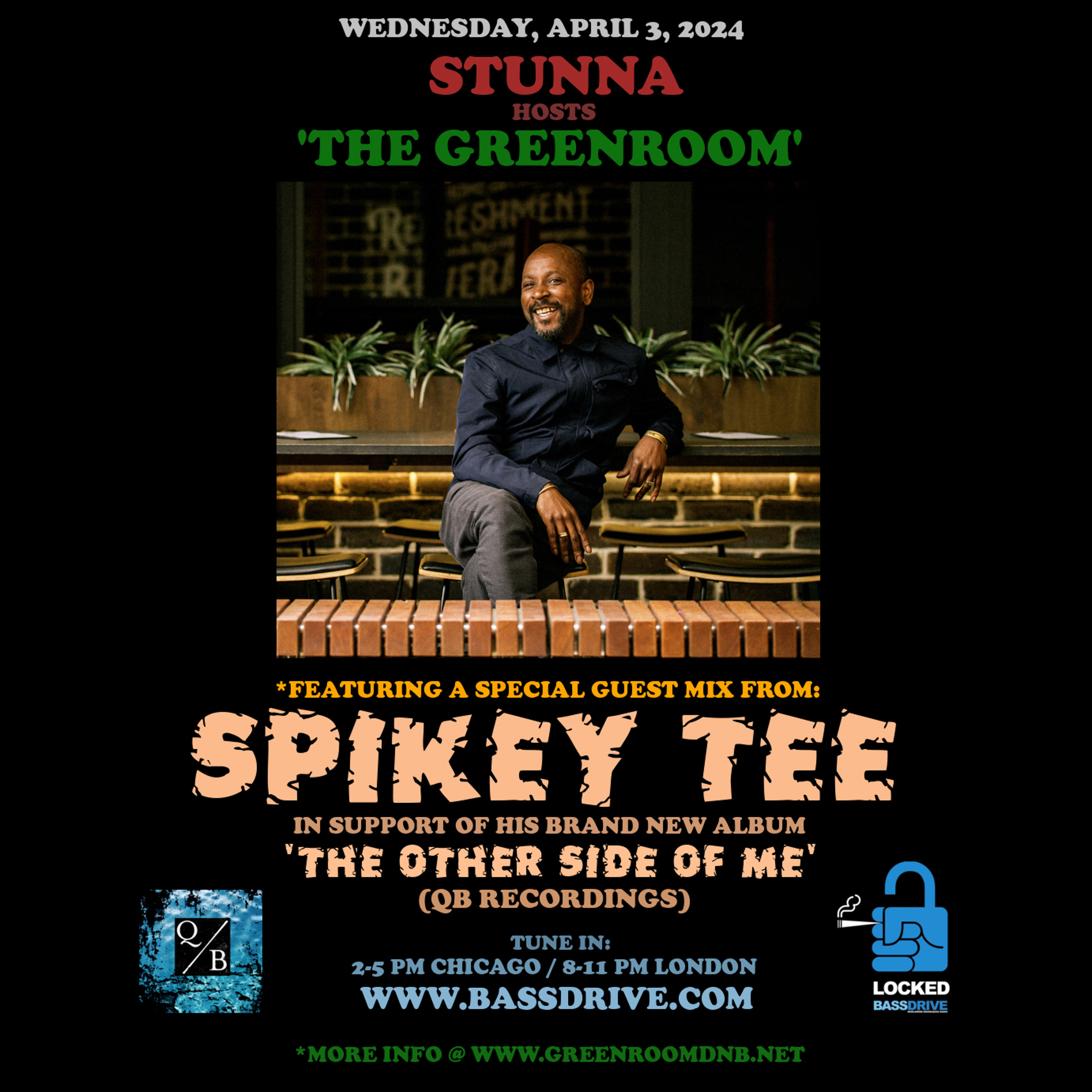 STUNNA Hosts THE GREENROOM with SPIKEY TEE Guest Mix April 3 2024 episode artwork
