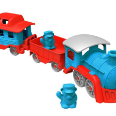 Look son here comes the train.