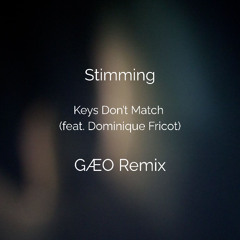 Stimming - Keys Don't Match (feat. Dominique Fricot) (GÆO Remix)