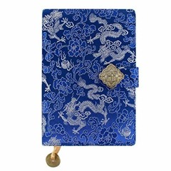 ( zrW ) Aisi Mily Exquisite Notebook Chinese Yun Brocade Notebook Silk Hardcover Diary Journal Sketc