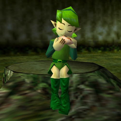 Link in The Lost Woods - The Legend of Zelda: Ocarina of Time