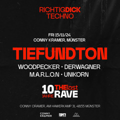 WOODPECKER @ RICHTIG DICK TECHNO | CONNY KRAMER MÜNSTER | 15.11.2024