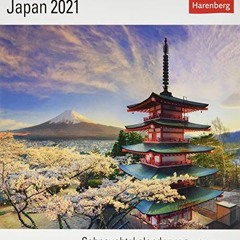 Japan Sehnsuchtskalender 2021 - Postkartenkalender mit Wochenkalendarium - 53 perforierte Postkart