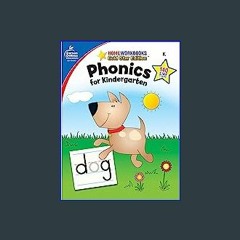 {PDF} ⚡ Carson Dellosa Phonics for Kindergarten Workbook—Writing Practice, Tracing Letters, Sight
